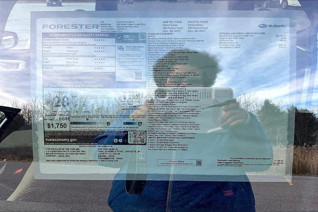 new 2026 Subaru Forester car, priced at $43,596