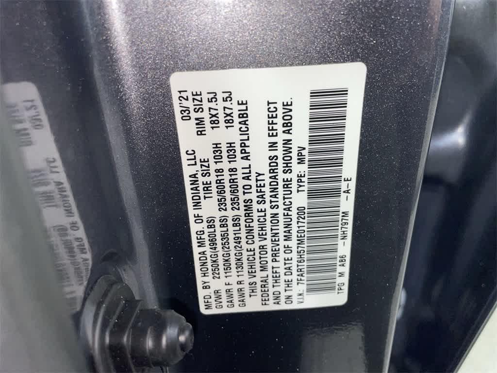 used 2021 Honda CR-V Hybrid car, priced at $21,500