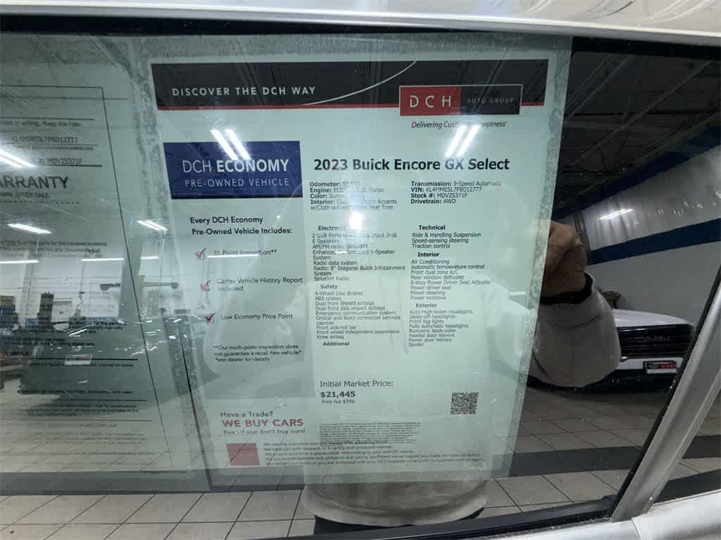 used 2023 Buick Encore GX car, priced at $19,000