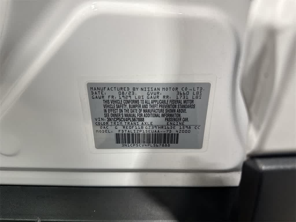 used 2023 Nissan Kicks car, priced at $15,706