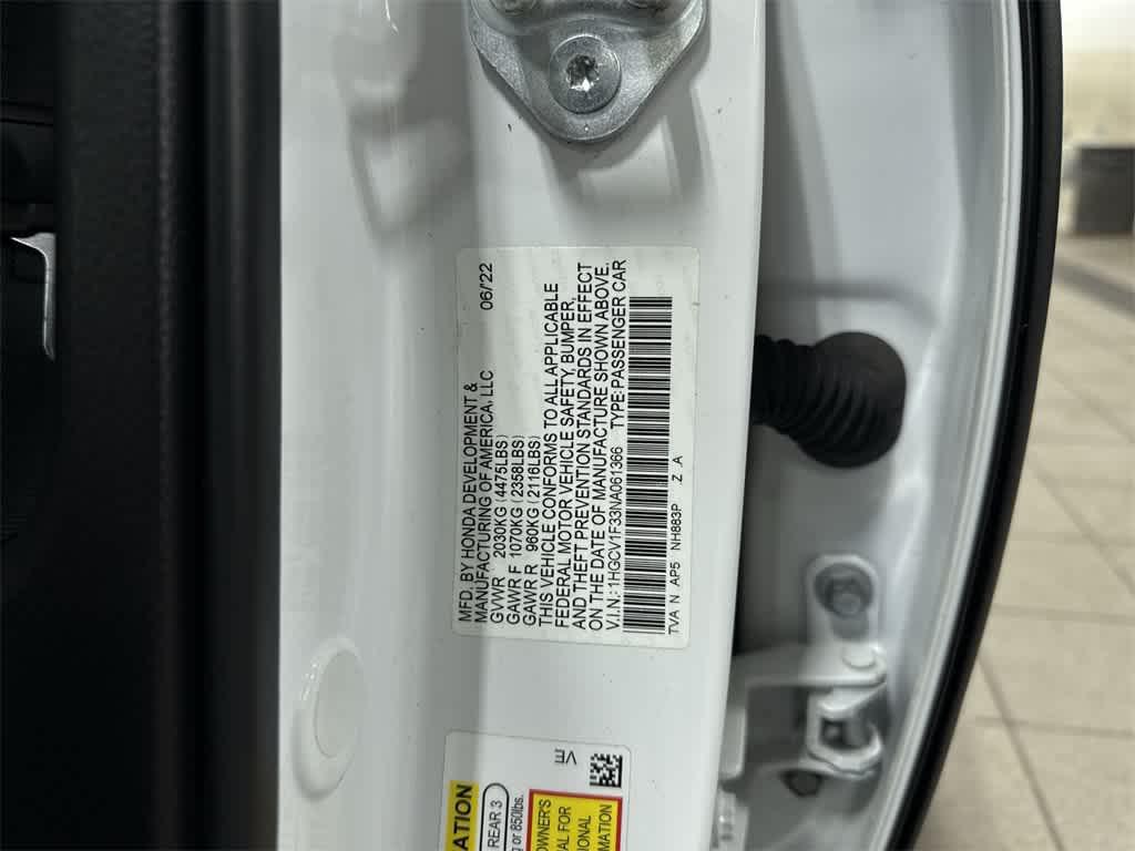 used 2022 Honda Accord car, priced at $22,236