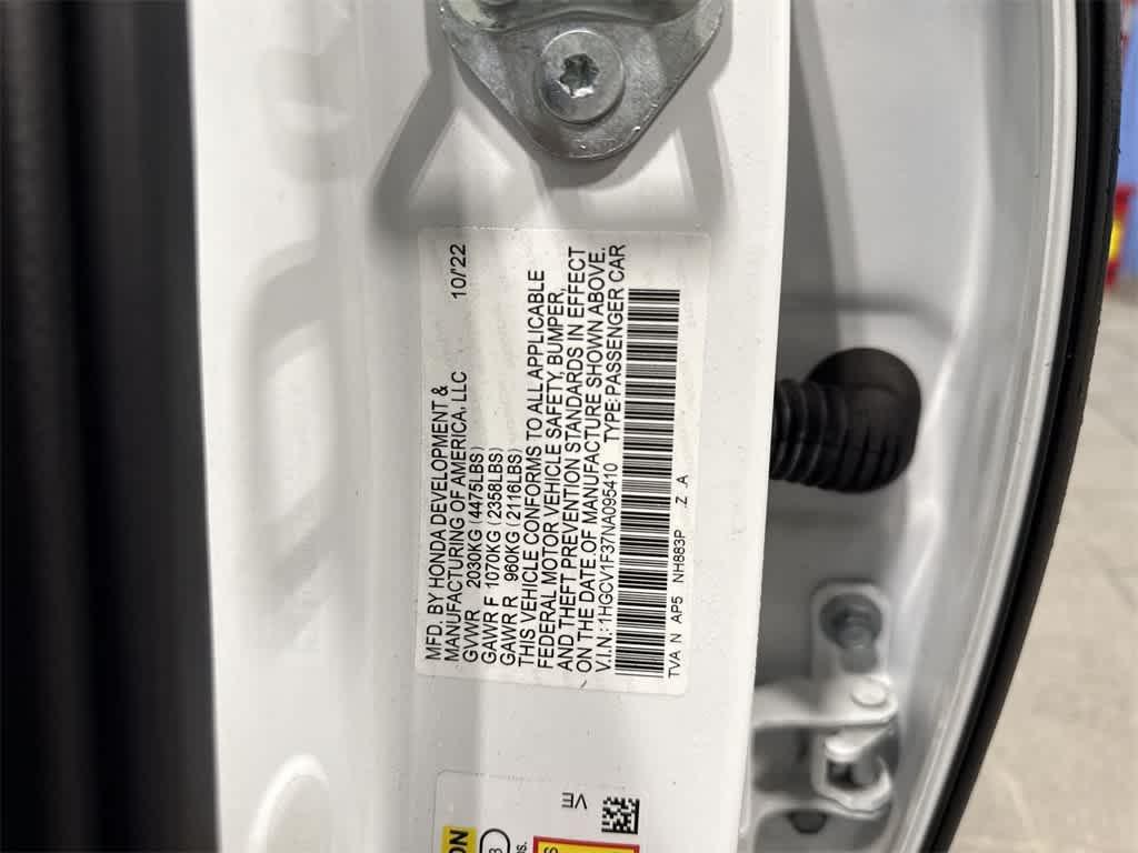 used 2022 Honda Accord car, priced at $23,091