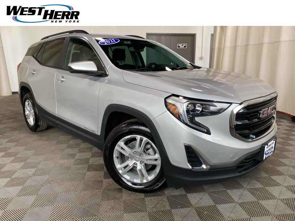 used 2021 GMC Terrain car, priced at $19,864