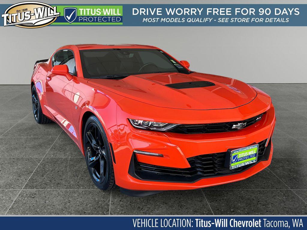 used 2021 Chevrolet Camaro car, priced at $45,388