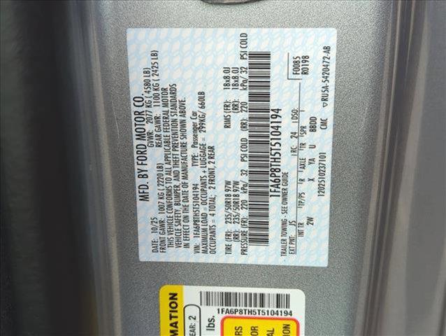 new 2026 Ford Mustang car, priced at $35,307