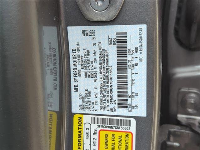 new 2025 Ford Bronco Sport car, priced at $31,054