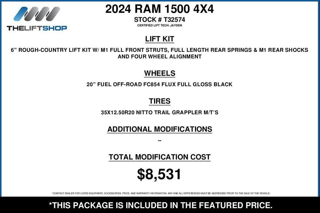 used 2024 Ram 1500 car, priced at $65,521