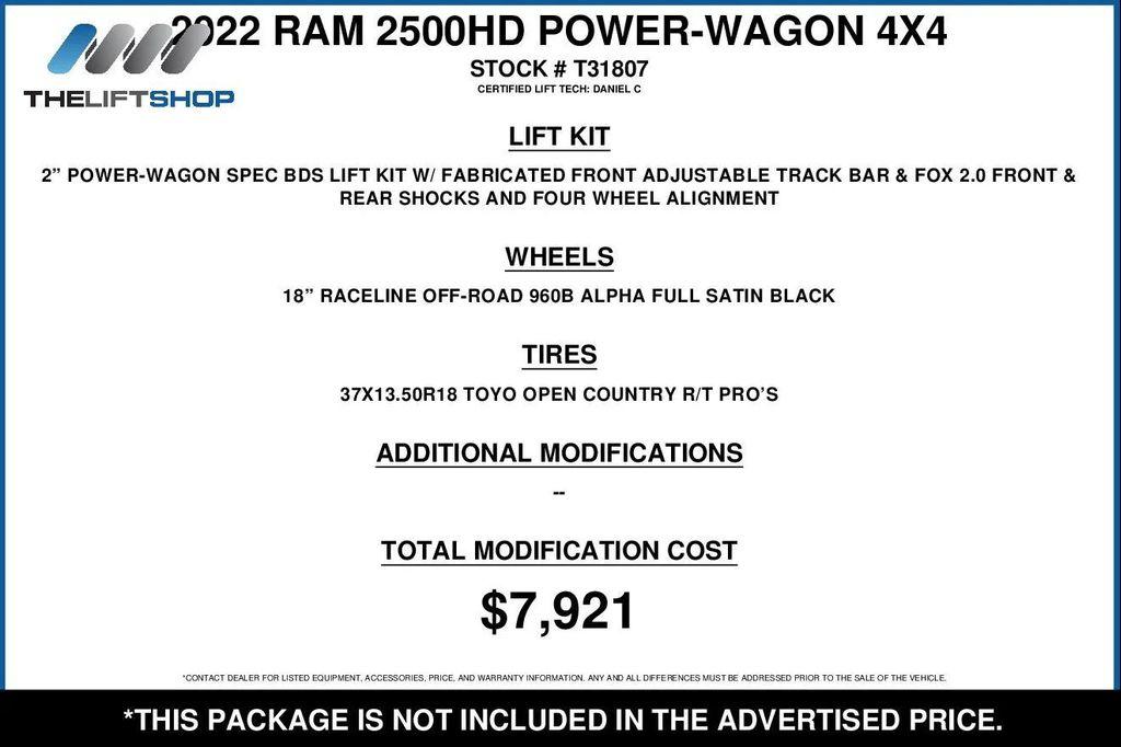 used 2022 Ram 2500 car, priced at $66,701