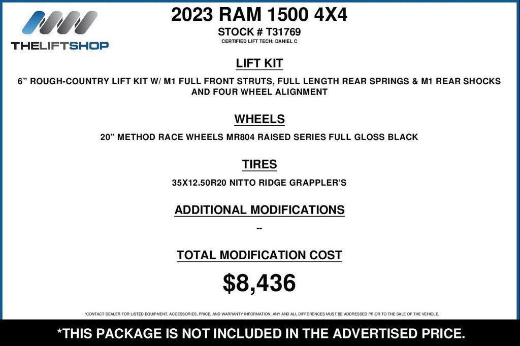 used 2023 Ram 1500 car, priced at $55,426