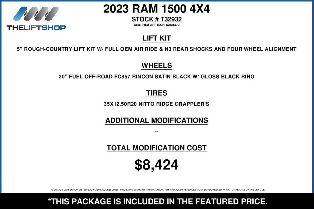 used 2023 Ram 1500 car, priced at $64,113