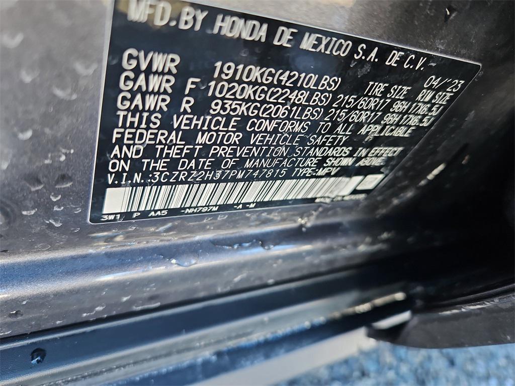 used 2023 Honda HR-V car, priced at $22,587