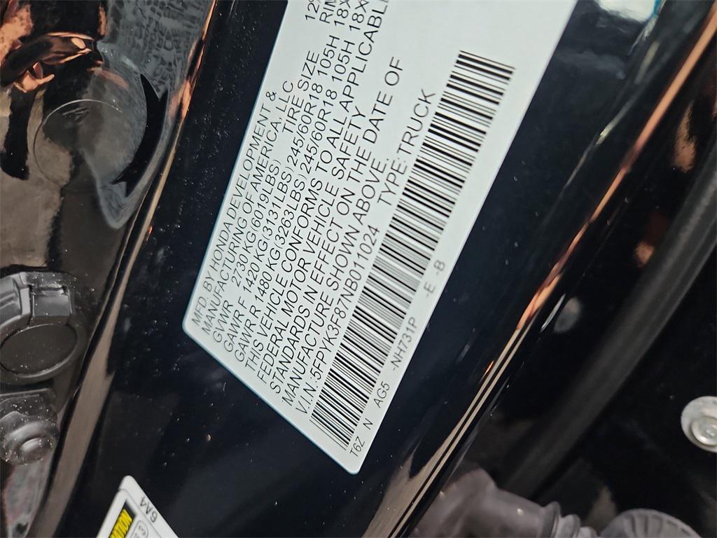 used 2022 Honda Ridgeline car, priced at $29,287