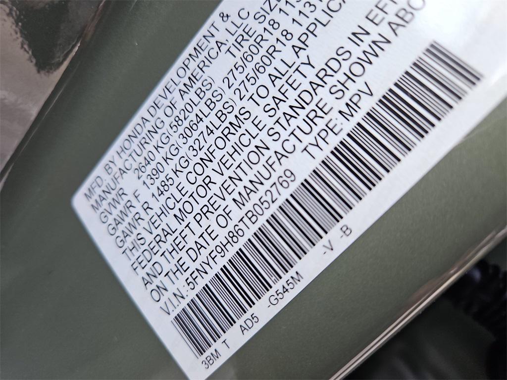 new 2026 Honda Passport car, priced at $54,620