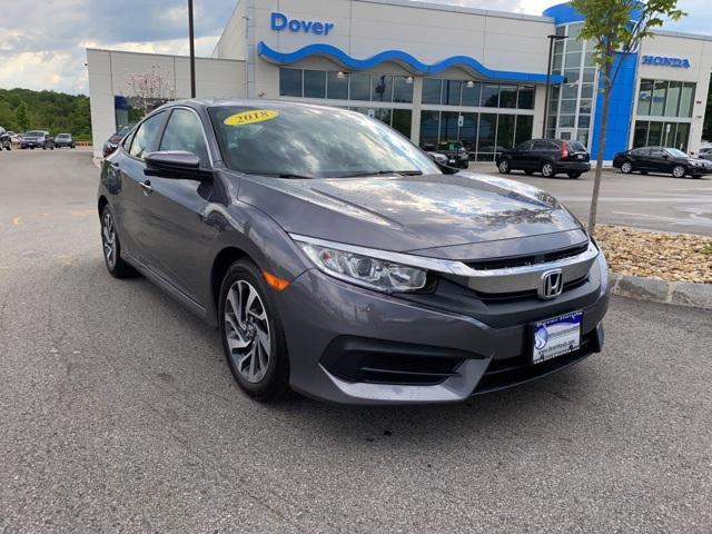 used 2018 Honda Civic car, priced at $17,498