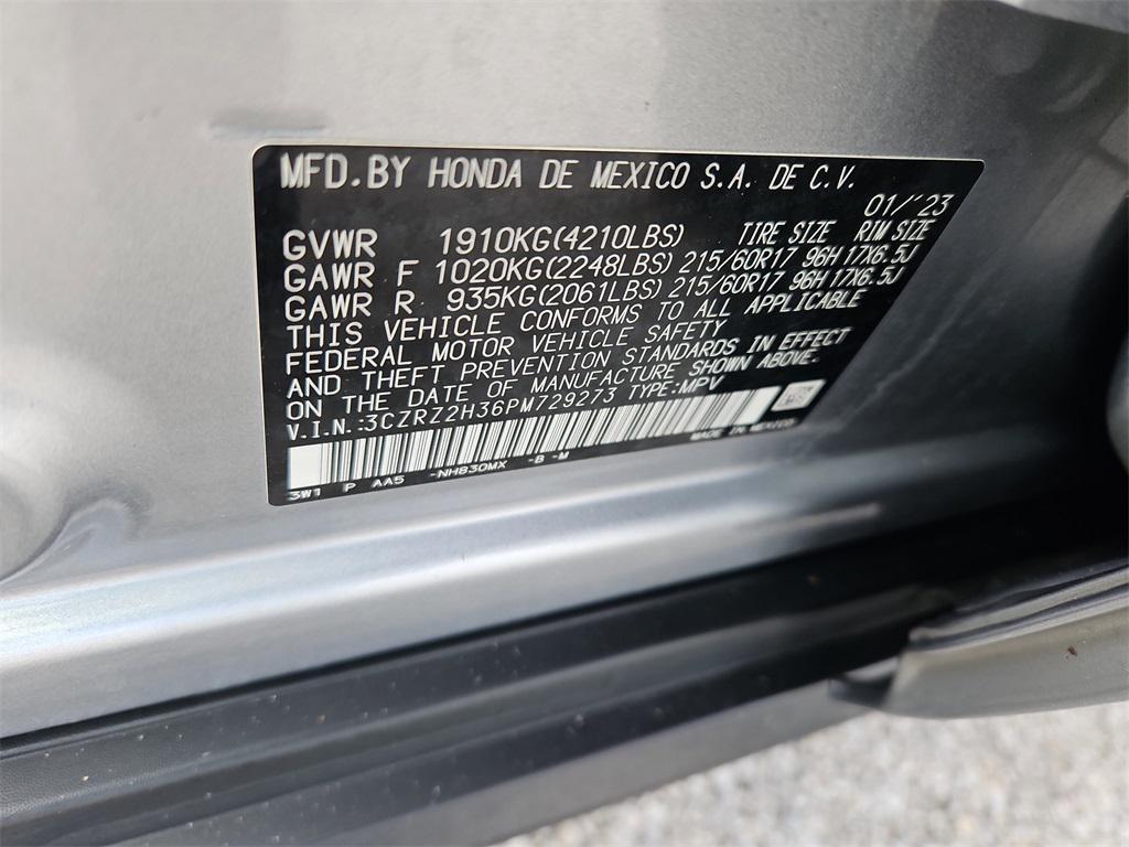 used 2023 Honda HR-V car, priced at $24,215