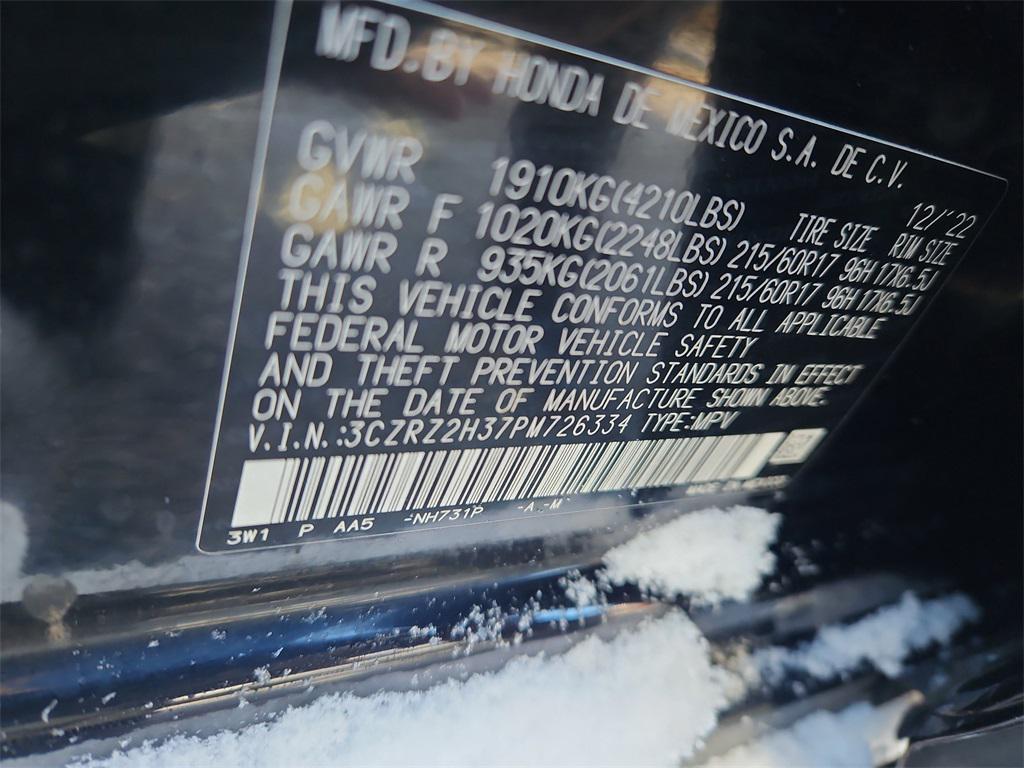 used 2023 Honda HR-V car, priced at $21,847