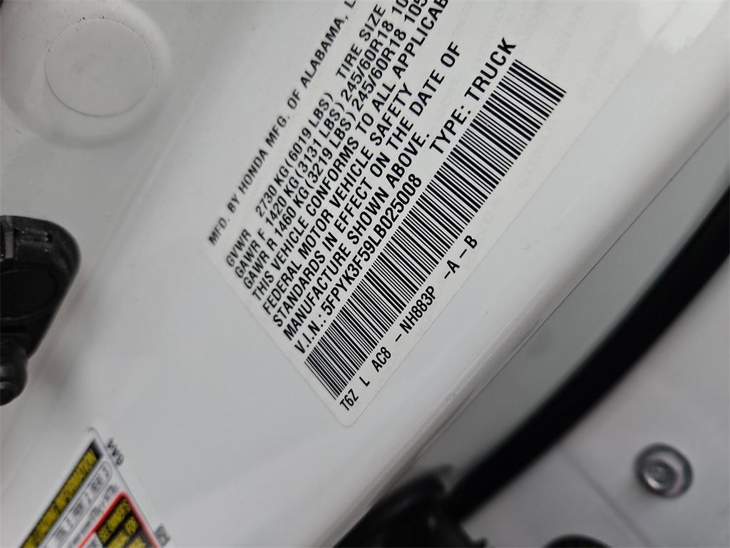 used 2020 Honda Ridgeline car, priced at $27,987