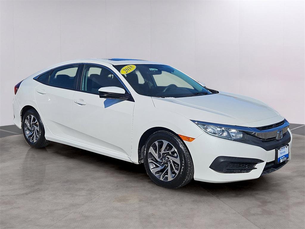 used 2018 Honda Civic car, priced at $14,787