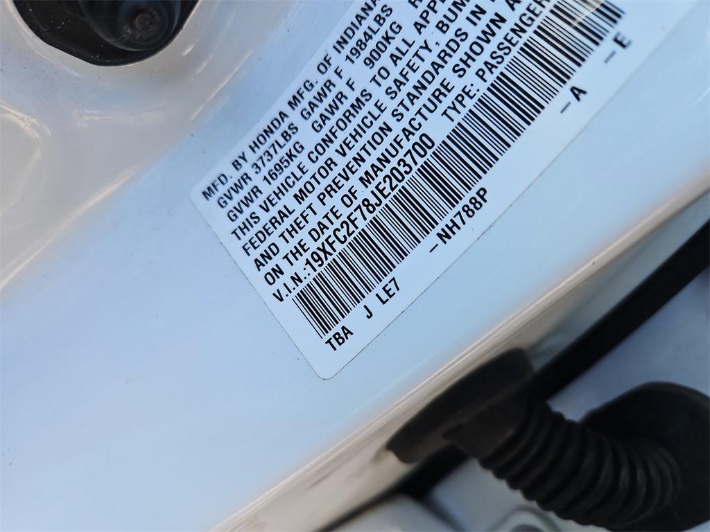 used 2018 Honda Civic car, priced at $14,787