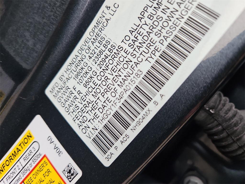 used 2023 Honda Accord car, priced at $24,287