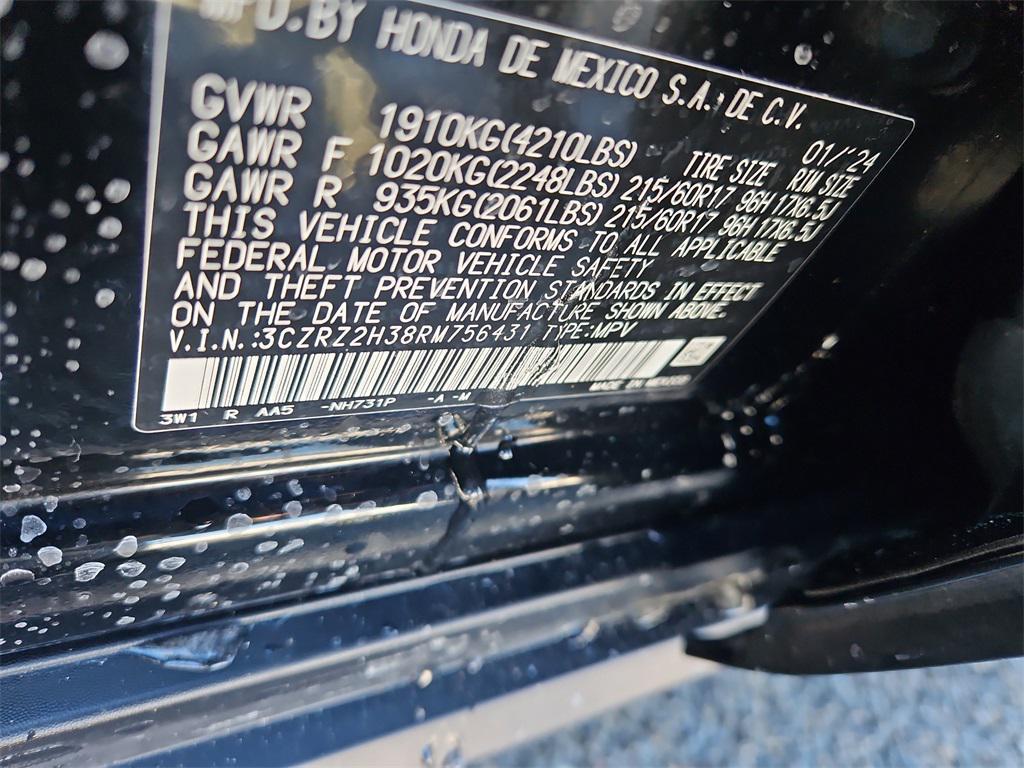 used 2024 Honda HR-V car, priced at $24,487