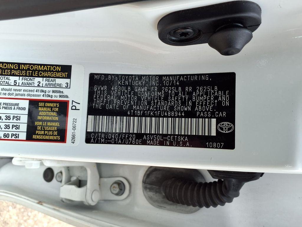 used 2015 Toyota Camry car, priced at $10,900