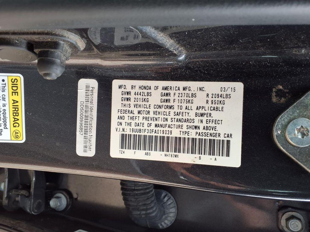 used 2015 Acura TLX car, priced at $9,500