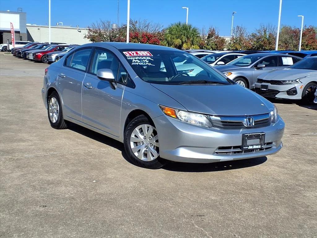 used 2012 Honda Civic car, priced at $10,800