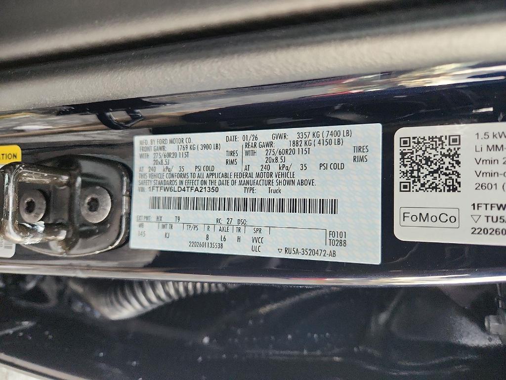 new 2026 Ford F-150 car, priced at $79,215