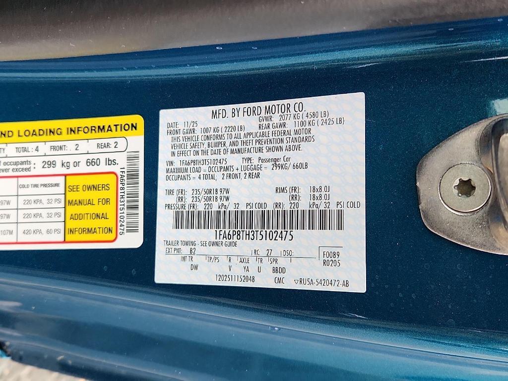 new 2026 Ford Mustang car, priced at $32,339