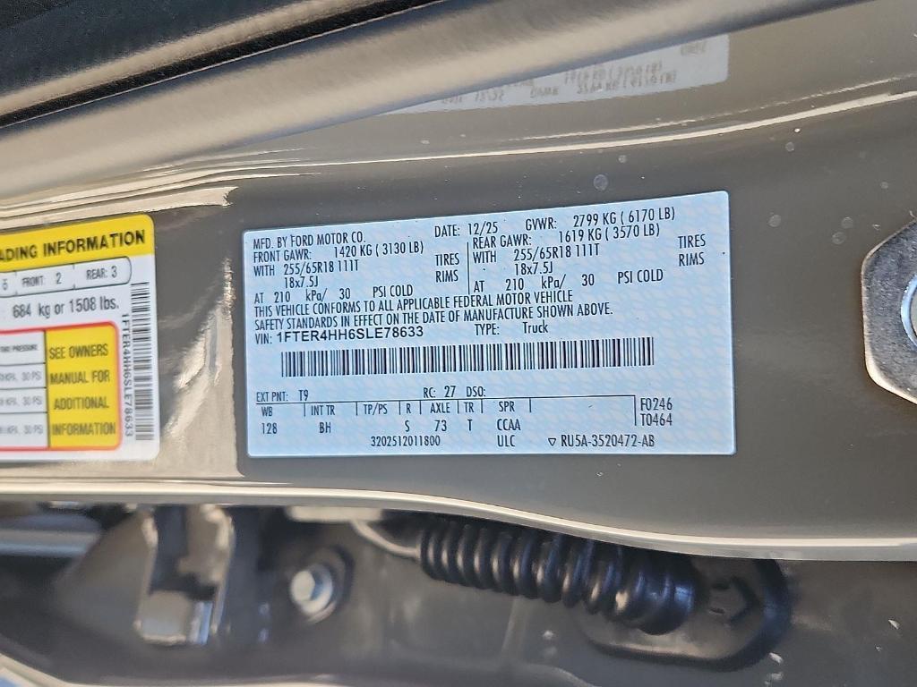 new 2025 Ford Ranger car, priced at $40,117