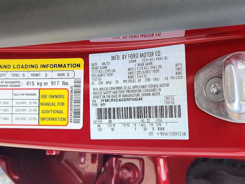 new 2025 Ford Bronco Sport car, priced at $37,563