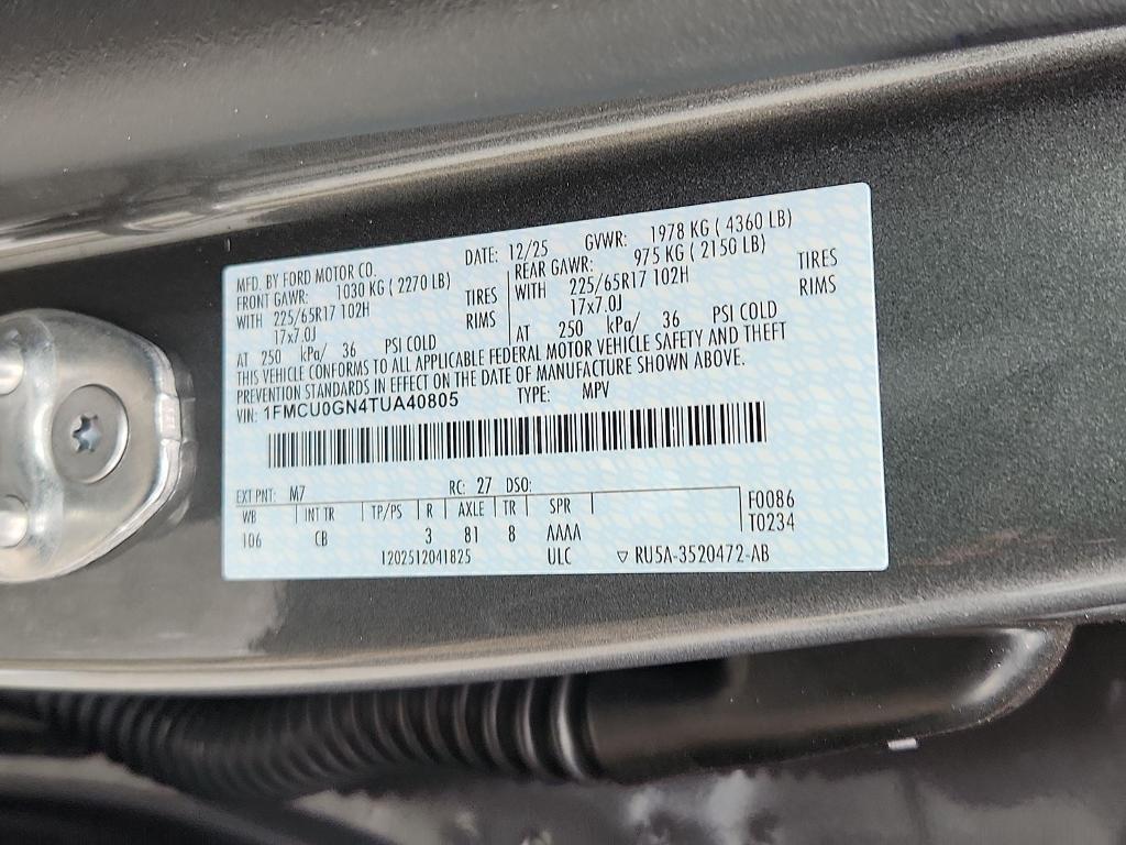 new 2026 Ford Escape car, priced at $31,845