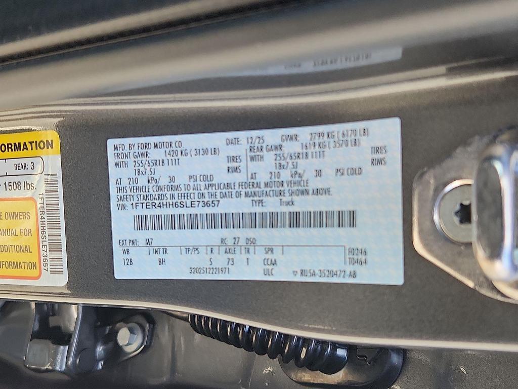 new 2025 Ford Ranger car, priced at $39,746