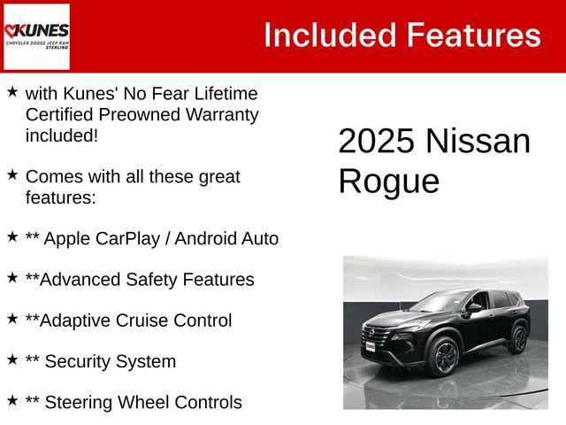 used 2025 Nissan Rogue car, priced at $22,492