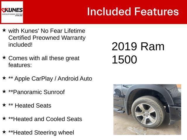 used 2019 Ram 1500 car, priced at $31,457