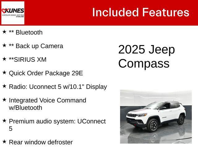 used 2025 Jeep Compass car, priced at $23,681