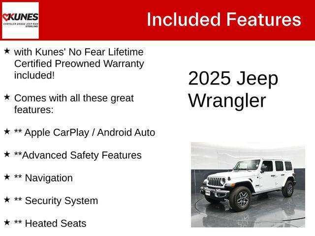 used 2025 Jeep Wrangler car, priced at $35,623