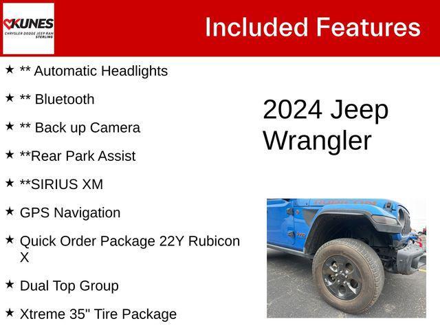 used 2024 Jeep Wrangler car, priced at $45,498