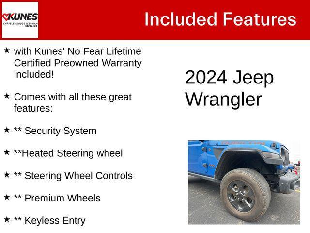 used 2024 Jeep Wrangler car, priced at $45,498