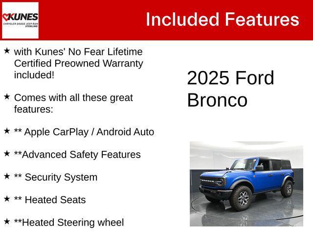 used 2025 Ford Bronco car, priced at $51,020
