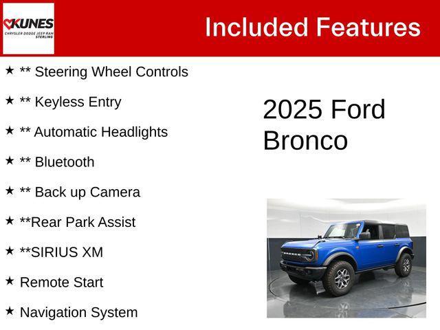 used 2025 Ford Bronco car, priced at $51,020