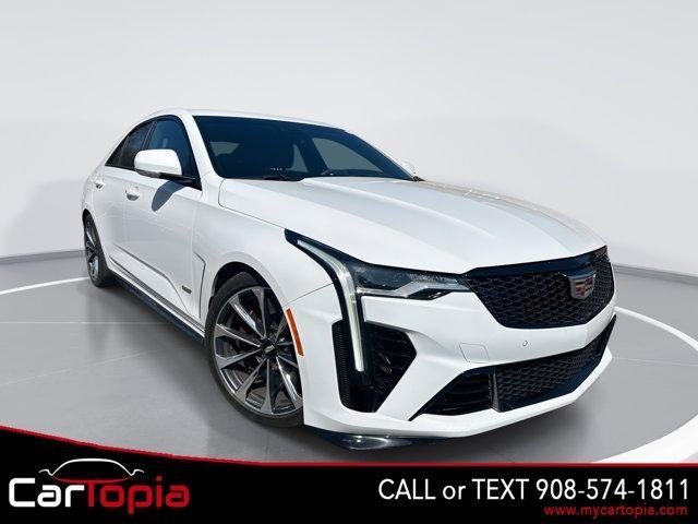 used 2022 Cadillac CT4-V car, priced at $49,995