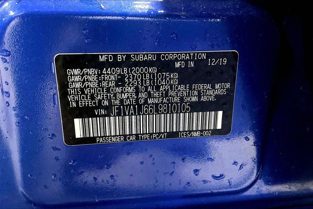 used 2020 Subaru WRX car, priced at $23,900