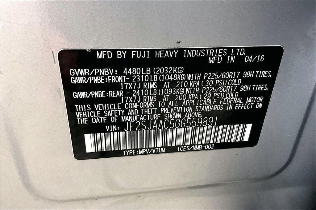 used 2016 Subaru Forester car, priced at $12,500