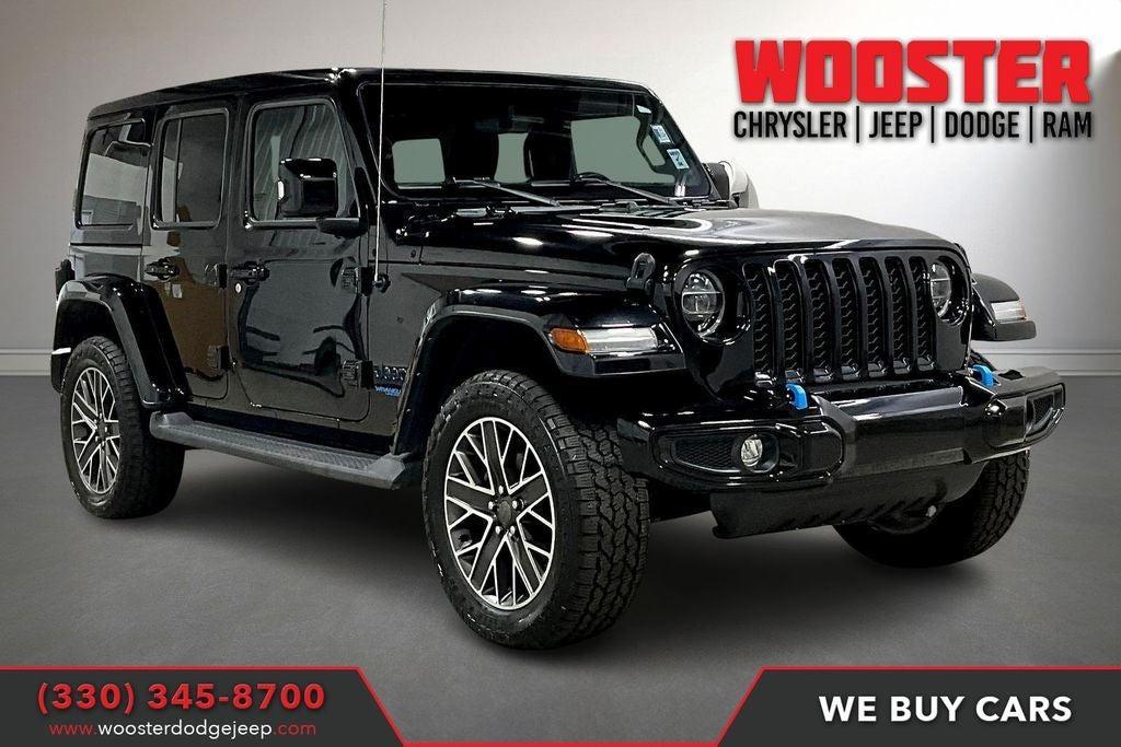 used 2022 Jeep Wrangler Unlimited 4xe car, priced at $28,000