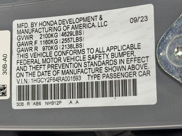 used 2024 Honda Accord Hybrid car, priced at $26,499