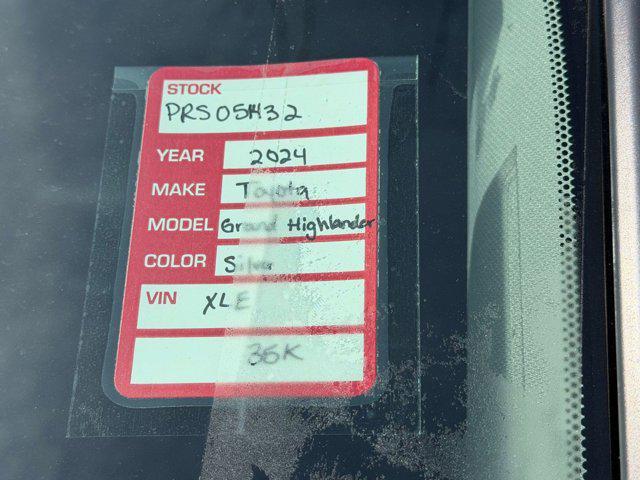 used 2024 Toyota Grand Highlander car, priced at $42,999