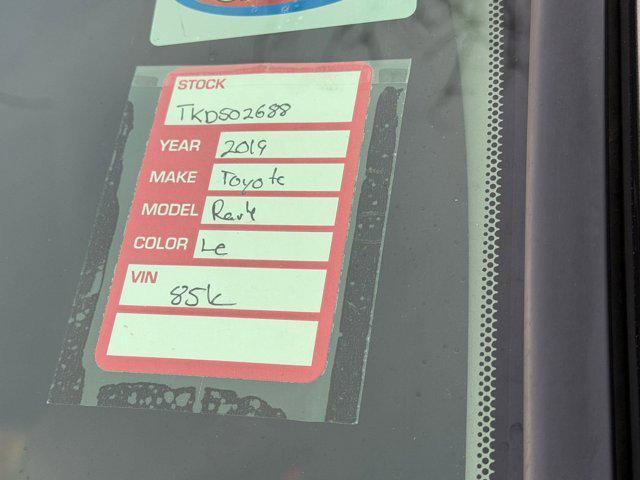 used 2019 Toyota RAV4 car, priced at $20,999