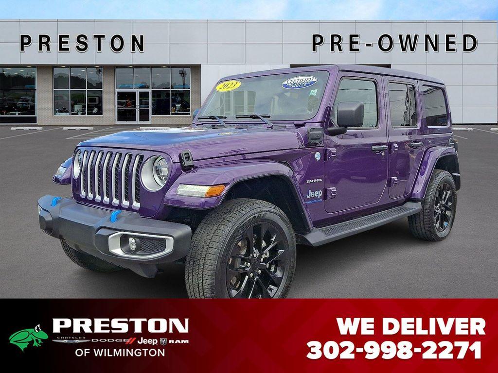 used 2023 Jeep Wrangler 4xe car, priced at $36,000